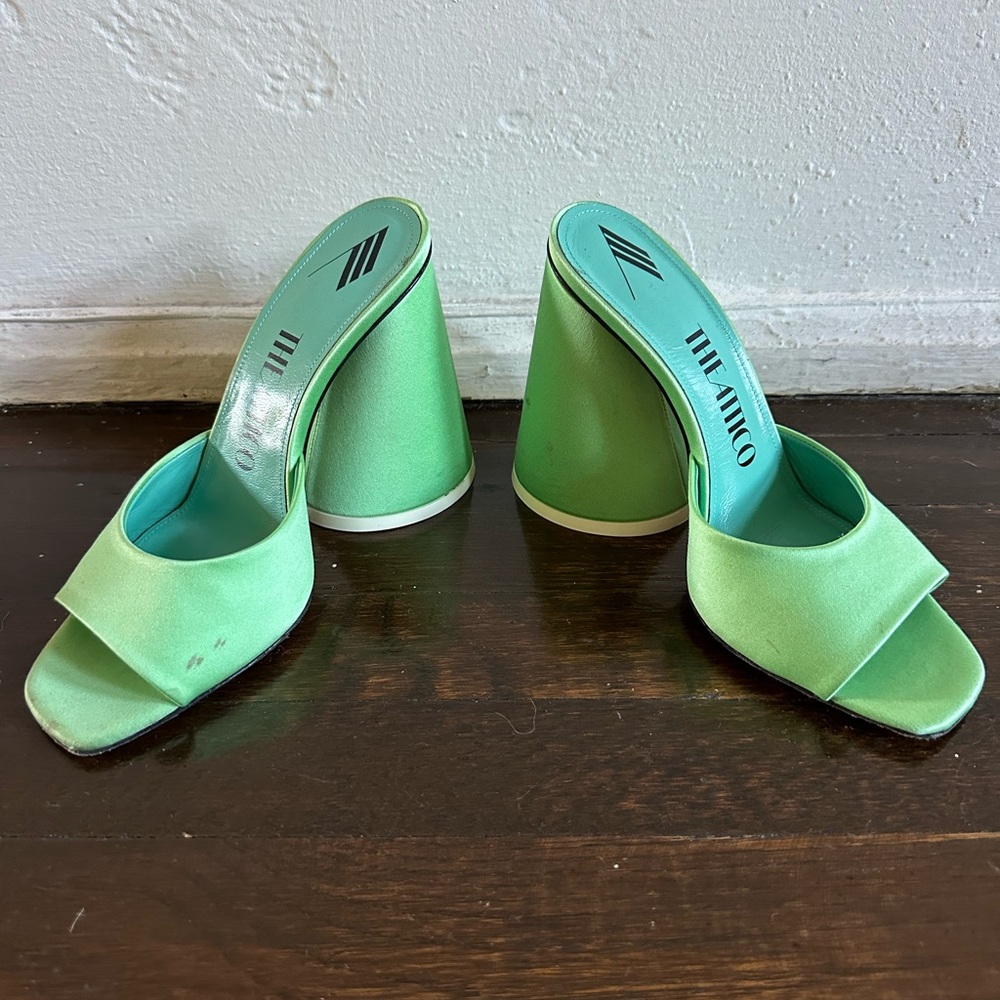 The Attico Luz open toe mules